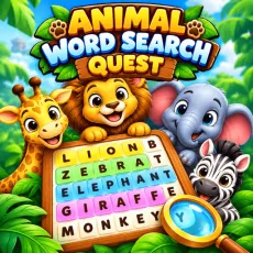 Animal Word Search Quest
