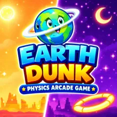 Earth Dunk Physics Arcade Game