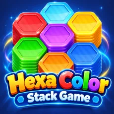 Hexa Color Stack Game